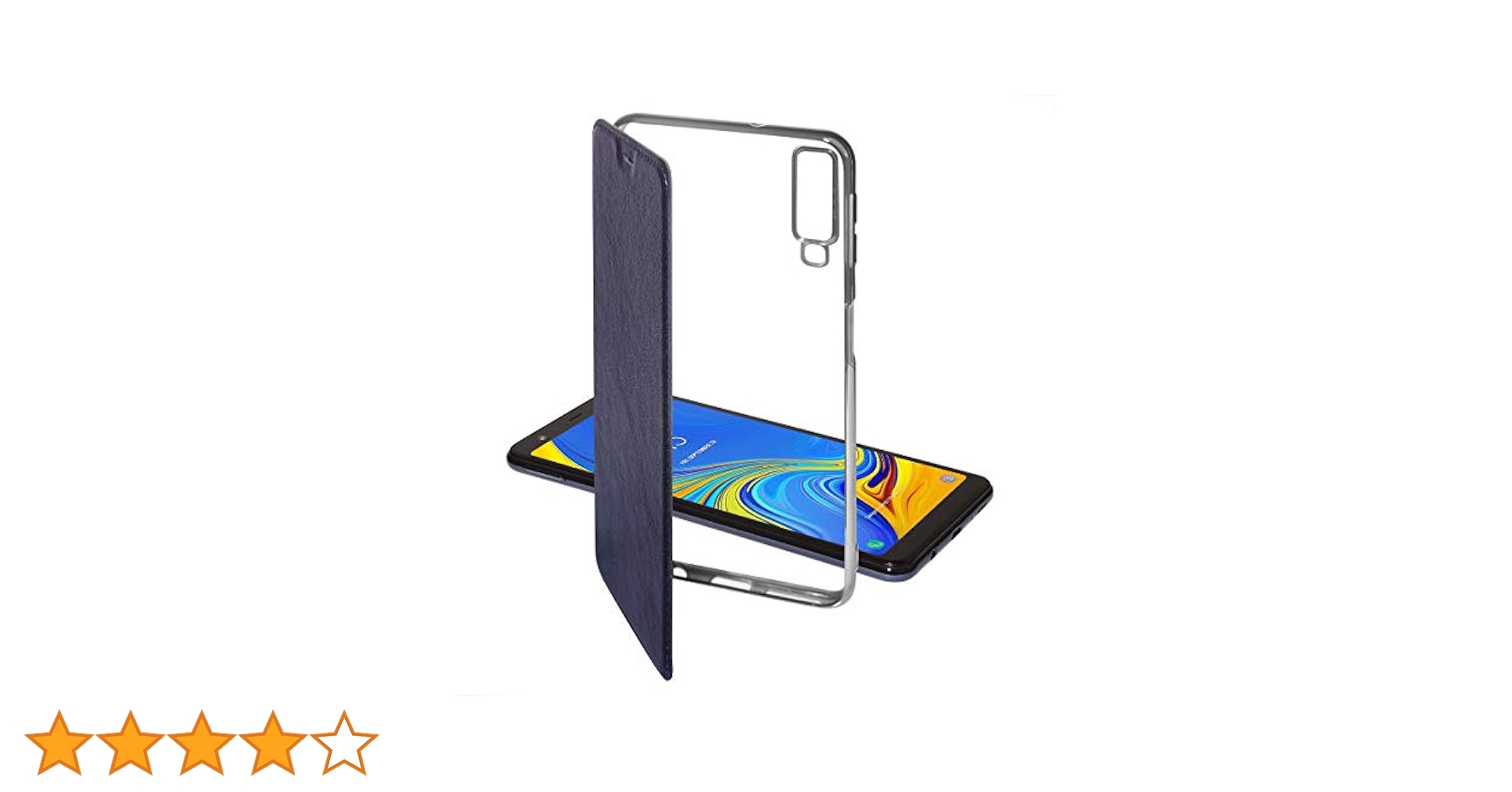 Amazon.co.jp: Carrier-City Galaxy A7 ケース 手帳型 クリア